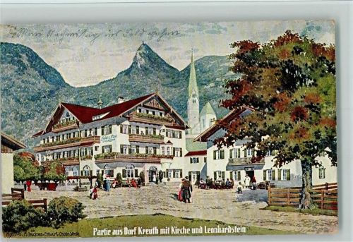 Kreuth 1911 Hotel zur Post , Entwurf Oscar Strelin