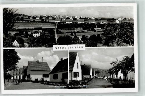 66564 W6682 Ottweiler - Siedlung und Volkswohnungen