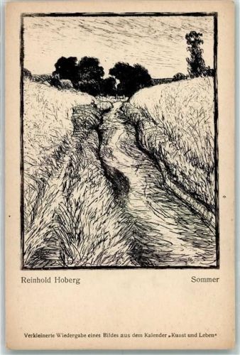 v. Reinhold Hoberg "Sommer" aus dem Kalender Kunst und Leben