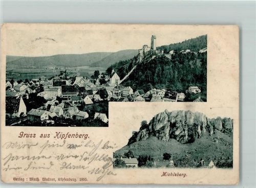 85110 W8079 Kipfenberg , Oberbayern 1905 - Michelsberg Burg Kipfenberg