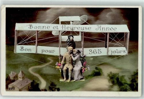 1908 Bonne Heureuse Annee Skulpturen Verlag E.L.D. 2233 AK