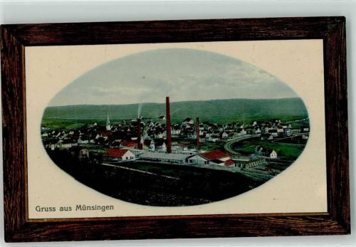 Münsingen 1913 Lithographie