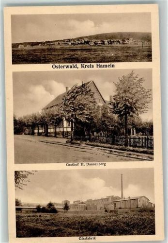 Osterwald Gasthaus H. Dannenberg Glasfabrik