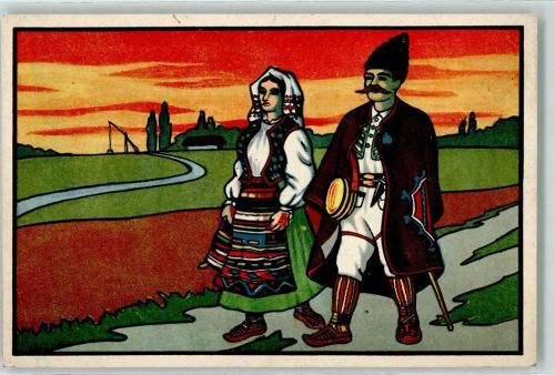 Trachtenpaar Vojvodina