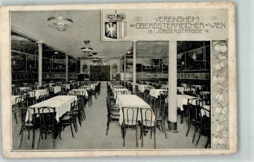 1180 Wien 18. Bezirk, Währing - Vereinsheim der Oberösterreicher Jörgerstraße Wappen
