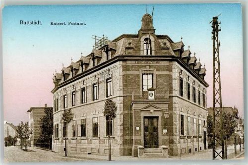 Buttstädt Kaiserl. Postamt Strommast