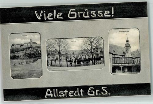 06542 O4702 Allstedt - Schloß Gestüt Schloßkirche