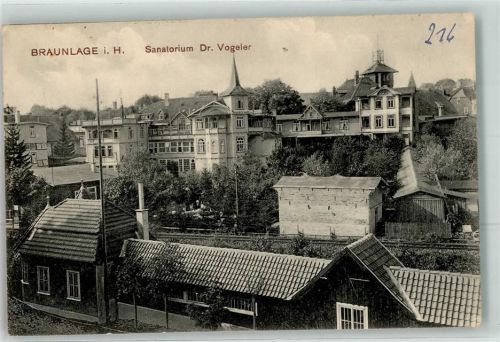 Braunlage 1915 Sanatorium Dr. Vogeler