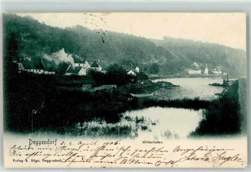 Deggendorf 1906 Winterhafen