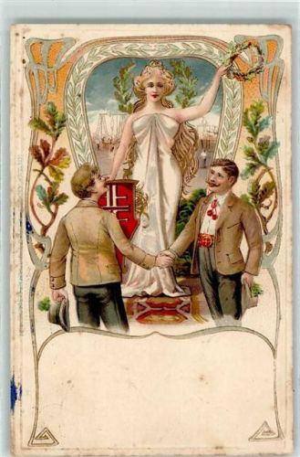 1902 Jugendstil AK