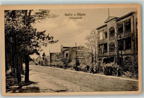 Baabe Villenstraße Rügen