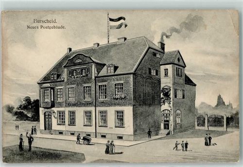 Burscheid Kaiserliches Postamt Flagge