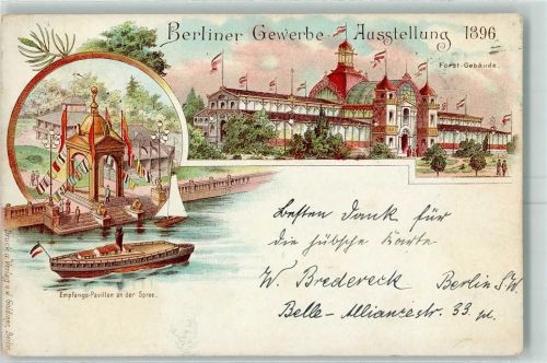 Treptow 1896 Forst Industie Verlag Goldiner AK