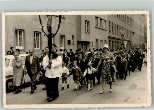 Wien Prouession Ort handschriftlich Foto AK