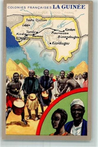 Colonies Francaises Volkstypen Trommeln Tanz