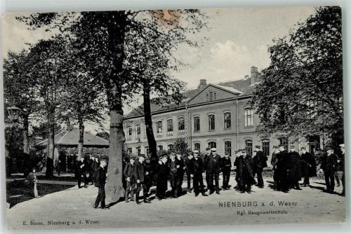 Nienburg 1911 Kgl. Baugewerkschule Schüler