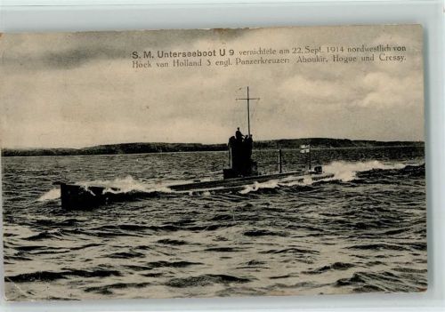 1914 Unterseeboot U 9 AK