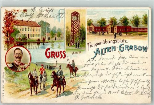 Altengrabow 1900 Truppenübungsplatz Kaiser Wilhelm II.