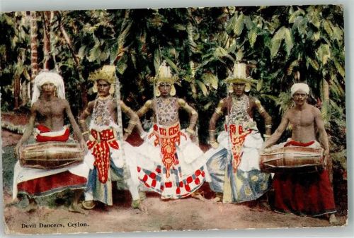 Colombo 1932 Tracht Devil Dancers