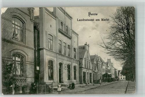 Heide 1908 Landratsamt am Markt Leim löst sich