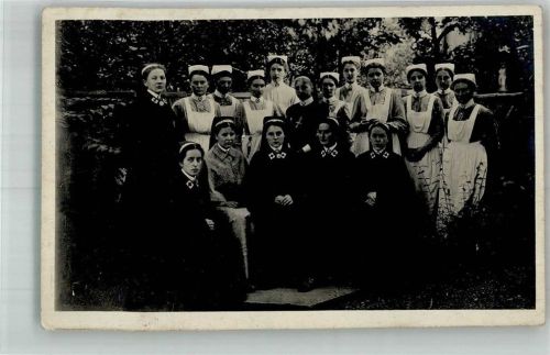 Bonn Erinnerung a. d. Orientmission Bonn am 23. Okt. 1917 Gruppenaufnahme Nonnen Ort handschriftlich