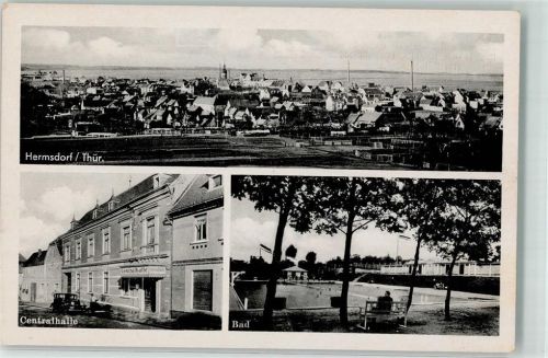Hermsdorf Hotel-Gasthaus Centralhalle Schwimmbad