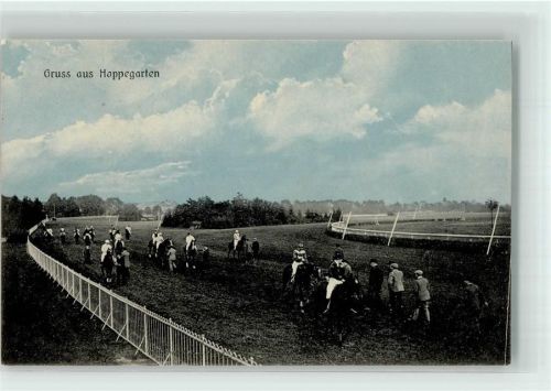 15374 O1261 Hoppegarten b Müncheberg Foto AK Galopprennbahn