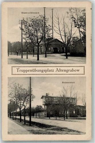 39291 O3271 Altengrabow Gebrauchsspuren Truppenübungsplatz Elektrizitätswerk Badeanstalt