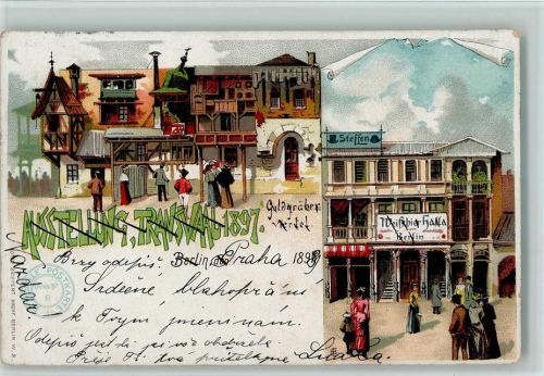 Gruss aus - Ausstellung Transvaal 1897 - Buren