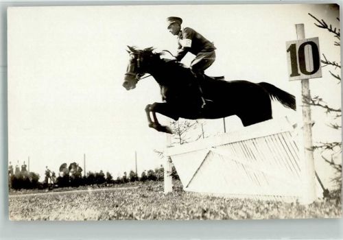Ried im Innkreis Military Major Gottfr. Barton Jagdspringen L 1 Ort lt. Fotograf Hindernisreiten Privatfoto AK