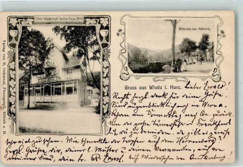 Wieda 1908 Hotel Waldesruh