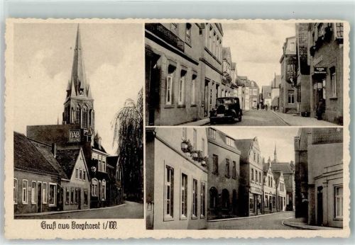 Borghorst WK II Fahne Kirche Auto Schuhe Handlung