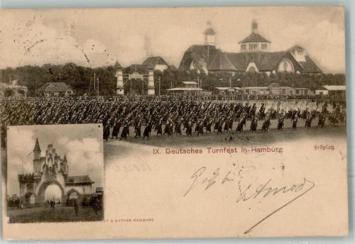 Hamburg 1898 Festplatz Verlag Knackstedt & Näther Nr. 810 + SST