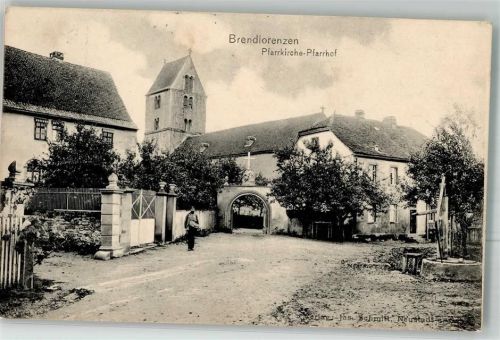 Brendlorenzen 1922 Sonderstempel Inflationsporto Pfarrkirche Pfarrhof Bahnpost