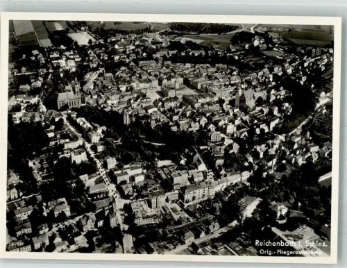Reichenbach im Eulengebirge 1938 Fliegeraufnahme Strähle
