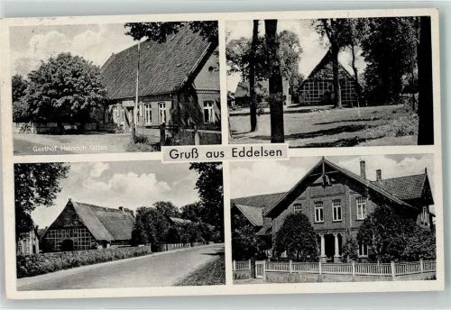 Eddelsen Gasthaus Heinrich Otten Bauernhof Dorfstraße