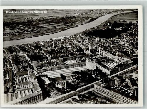 Rüsselsheim Fliegeraufnahme Opel -Werke Main