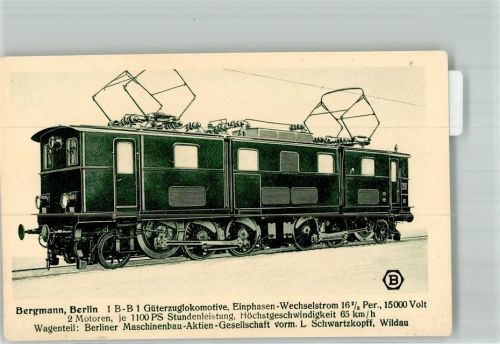 Bergmann, Berlin Lok Wechselstrom Lokomotive