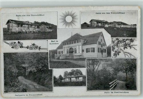 Nürtingen 1911 Schwäbischer Jungborn Im Familieluftbad