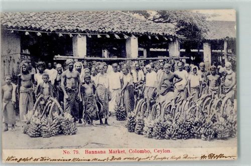 Colombo 1906 Nr 79 Bannana Market