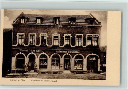 Völklingen Fenne - Wirtschaft v. Viktor Faegel , Kaufhaus Otto Georg, gute Erhaltung AK