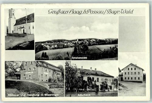 Haag Schulhaus Bäckerei Wipplinger Kirche