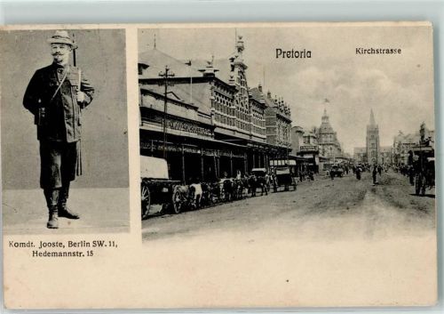 Pretoria 1913 Komdt. Jooste Kirchstrasse
