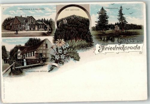 Friedrichroda Gasthaus Der Gottlob Tanzbuche Schauenburg-Mühle