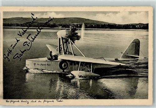 1935 Das fliegende Kreuz mit Pater Paul Schulte , Religion faksimile Unterschrift