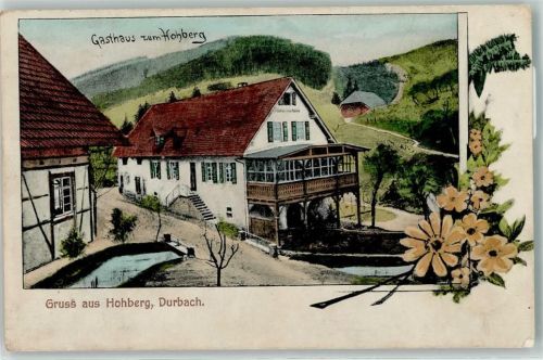 Durbach 1917 Gasthaus zum Hohberg