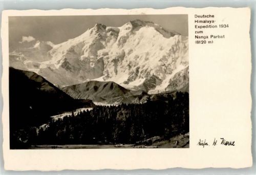 Bergsteiger Himalaya Espedition 1934 zum Nanga Parbat