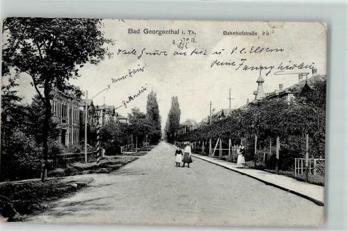 Georgenthal 1910 Bahnhofstraße
