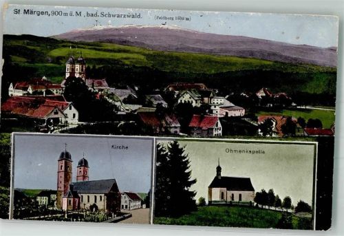 St. Märgen 1920 Kirche Ohmenkapelle