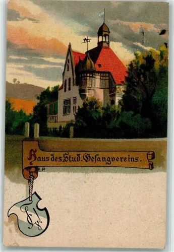 Göttingen 1910 50. Stiftungsfest Georgia-Augusta 1910 Haus d. Stud. Gesangsvereins Studentika